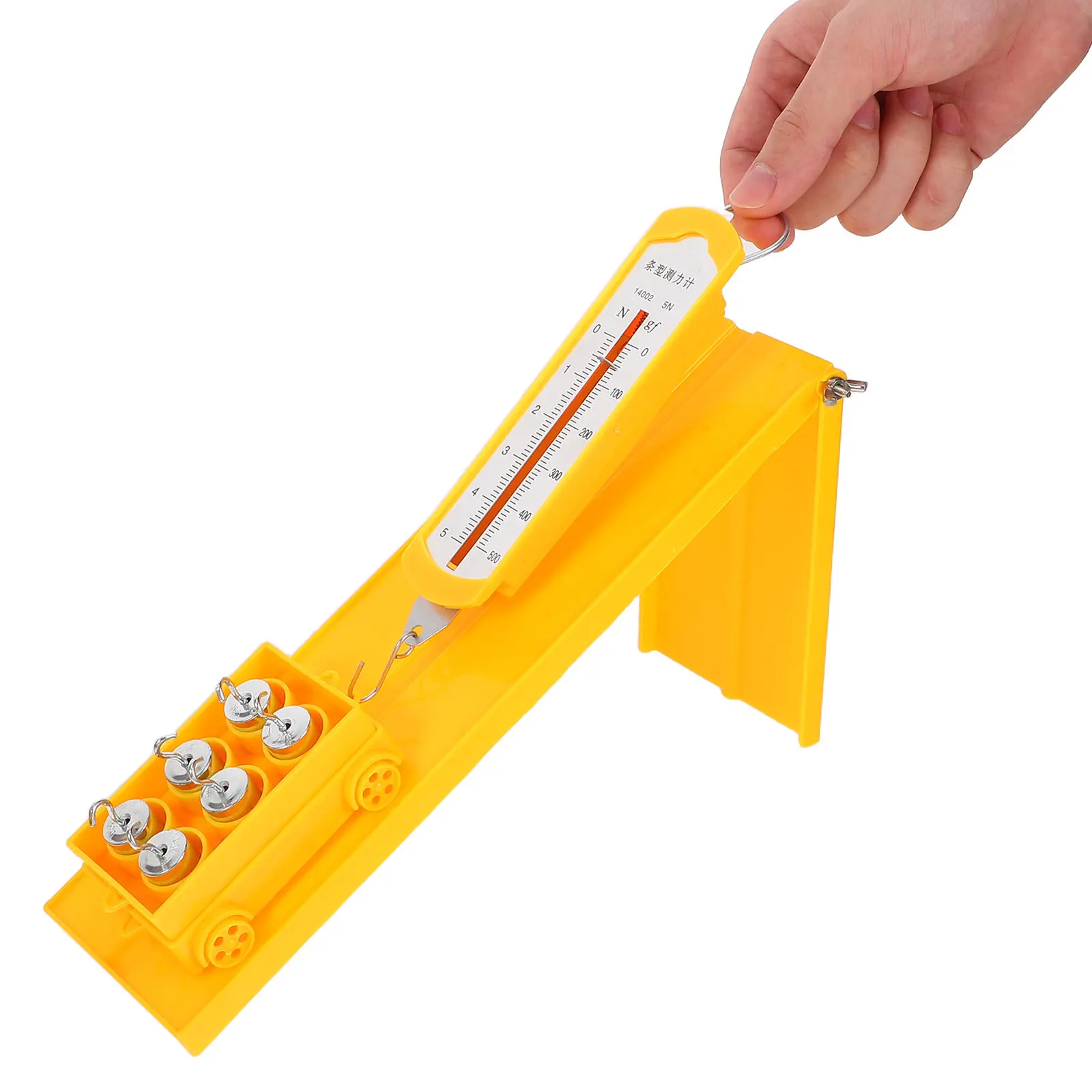 

1Set Science Experiment Kit Physics Mechanics Learning Set with Pulleys Levers Friction Tools for School Home Lab Teaching