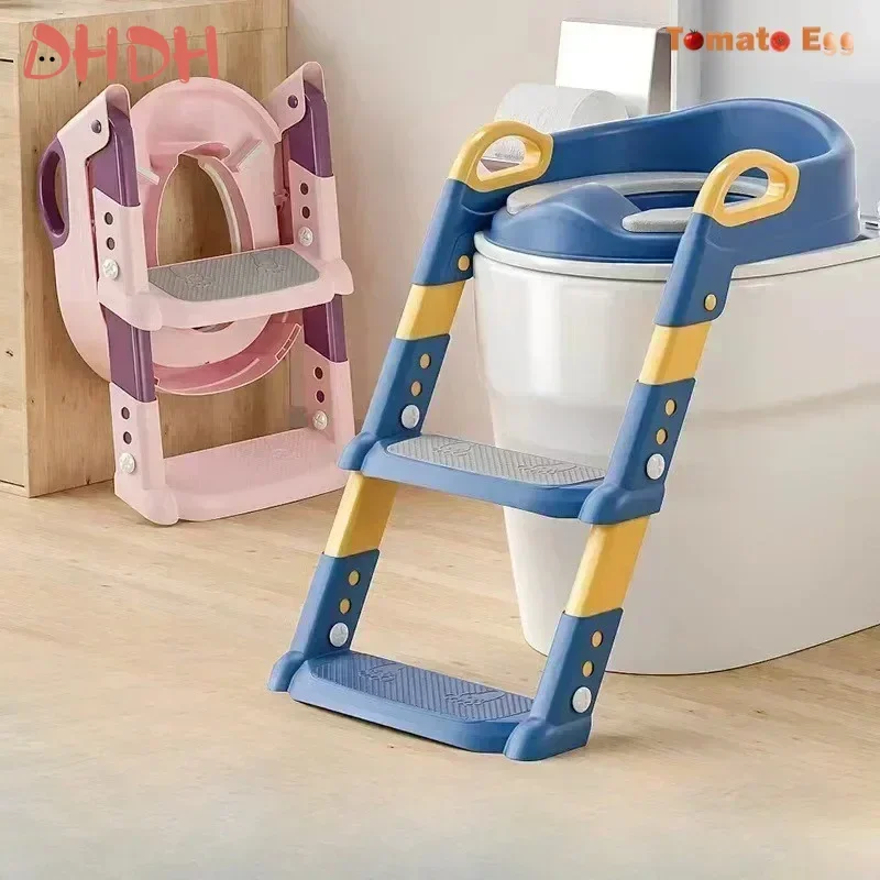 New Stepped Children's Pot Children Toilet Foldable Foot Stool Multi-functional Toilet Potty Training Seat Boy Girl Baby Toilet