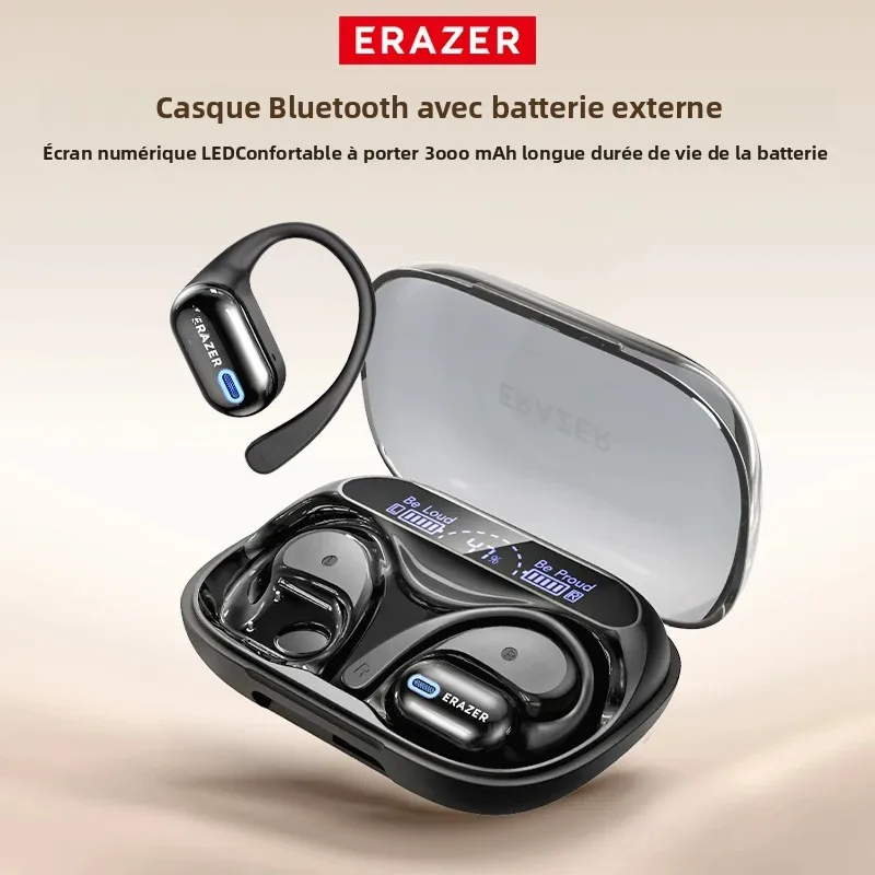 ERAZER XP18 Bluetooth V6 Earphones AI Translator Earbuds Comfortable Wireless Headphones LED Display Support Charge Phones