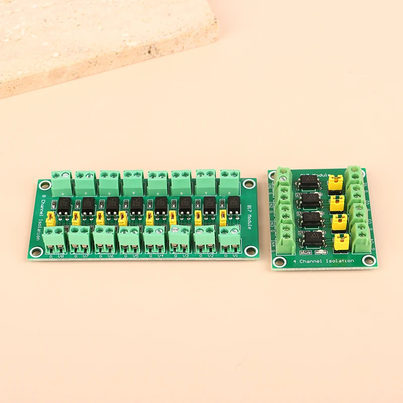 PC817 Optocoupler Isolation Board 2/4/8 Channels Voltage Converter Adapter Module 3.6-30V Driver Photoelectric Isolated Module