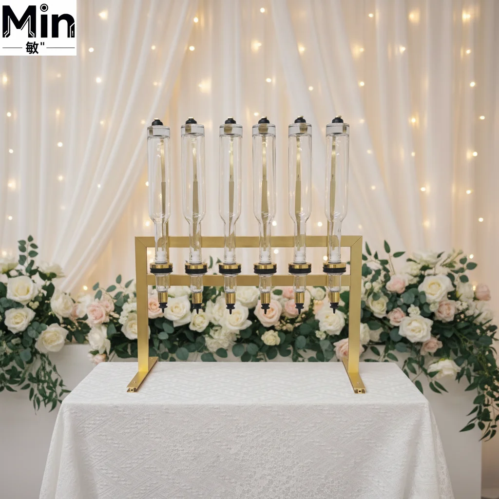 Personalized Original Scent Perfume Dispenser Bar Set with Metal  Stand for Wedding Party DIY Perfume Blending