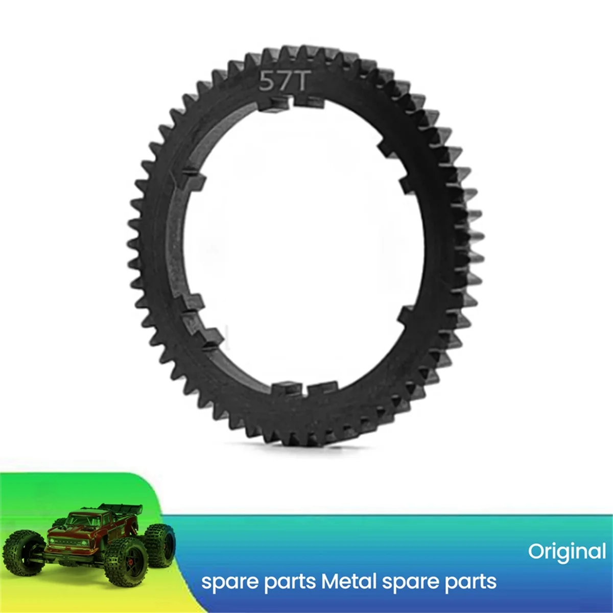 57T HD ستيل ARA 311167   ترس Center Diff Spur لأجزاء ترقية السيارة ARRMA 1/8 Mojave 4X4 4S BLX RC