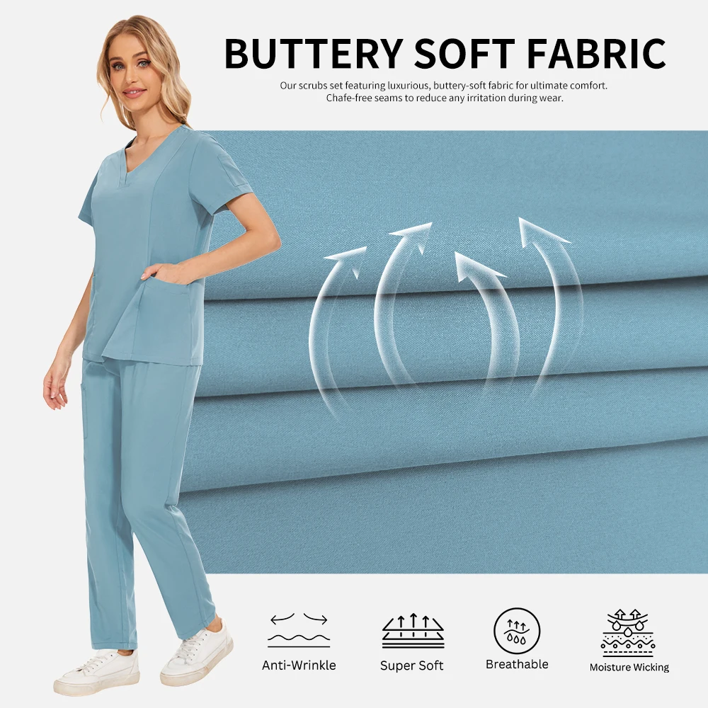 Hospital Operating Room Medical Uniform Wholesale Pet Clinic Working Set Medical Workwear Supplies Nurse Dentistry Surgery Suit