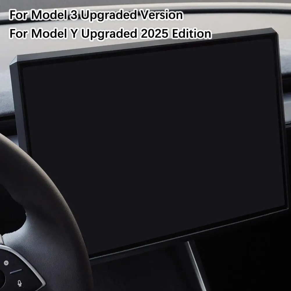 Für Tesla Highland Y Juniper 2023-2025 Cyber Silikon-Schutzrahmen Kantenschutz Navigationsbildschirm-Schutzfolie – Detail 5