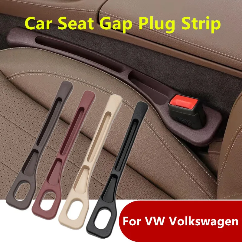 

PU Car Seat Gap Filler Leak-Proof Filling Strip Anti-Drop With Hole For VW Beetle Jetta MK4 Bora Sharan Touran Lavida Caddy Polo