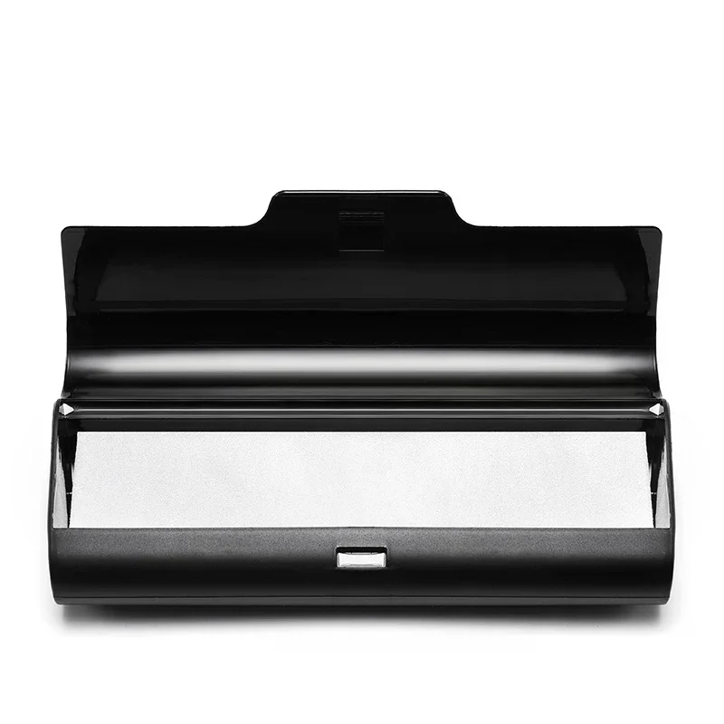 حافظة نظارات شفافة من البلاستيك البلوري، صندوق تخزين بسيط وخفيف الوزن، صندوق من البلاستيك الصلب الخفيف #5