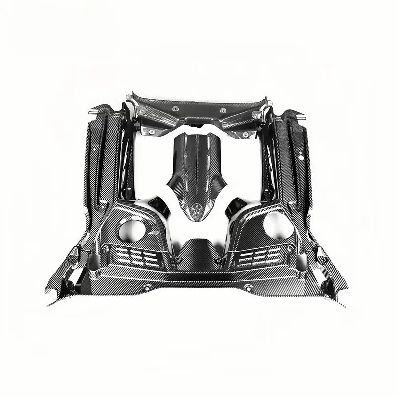 OEM Style Dry Carbon Fiber Engine Compartment Panel Engine Bay Cover Trims for MC20