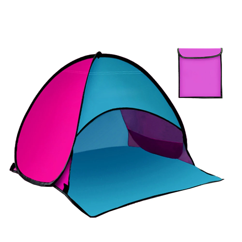Beach Sun Shade Camping Shelter Day Trips Weekend Trips 190T Silver-coated Cloth For Beach For Camping Compact