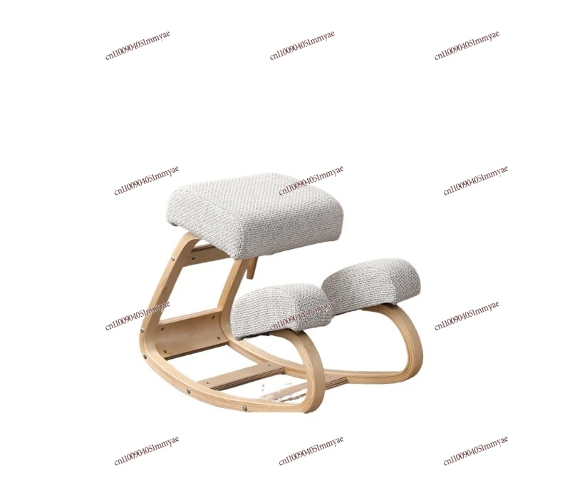 Children's Posture Learning Chair Correction Sitting Posture Computer Chair Solid Wood Simple Rocking Chair Kneeling Posture