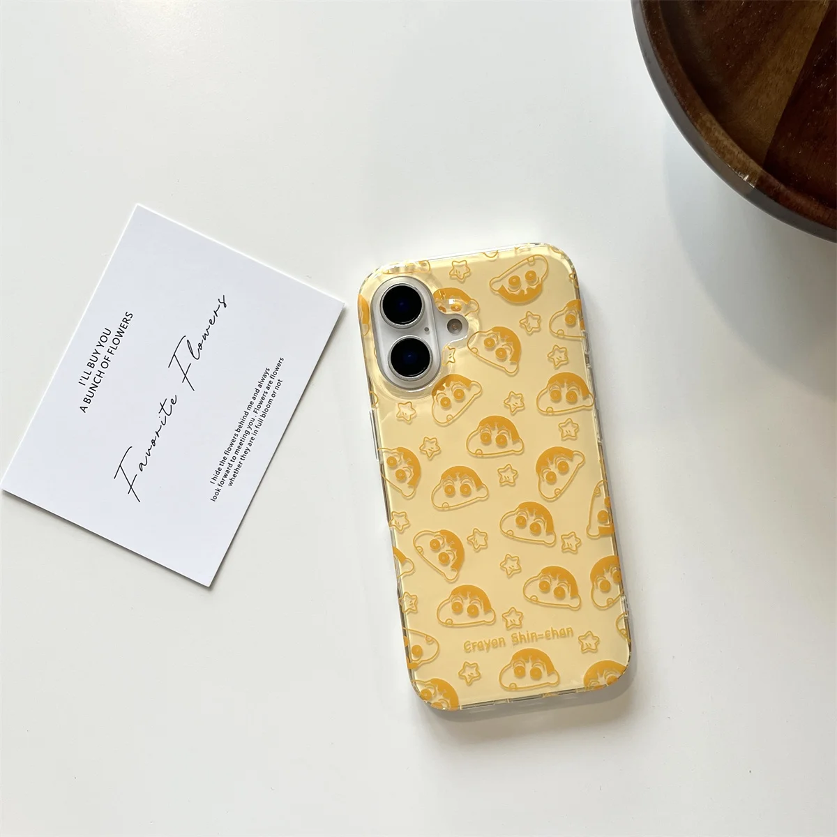 

New cute cartoon yellow summer Phone Case For iPhone 16 15 14 13 Pro Max fundas iphone 16 case Protective cover iPhone 15 case