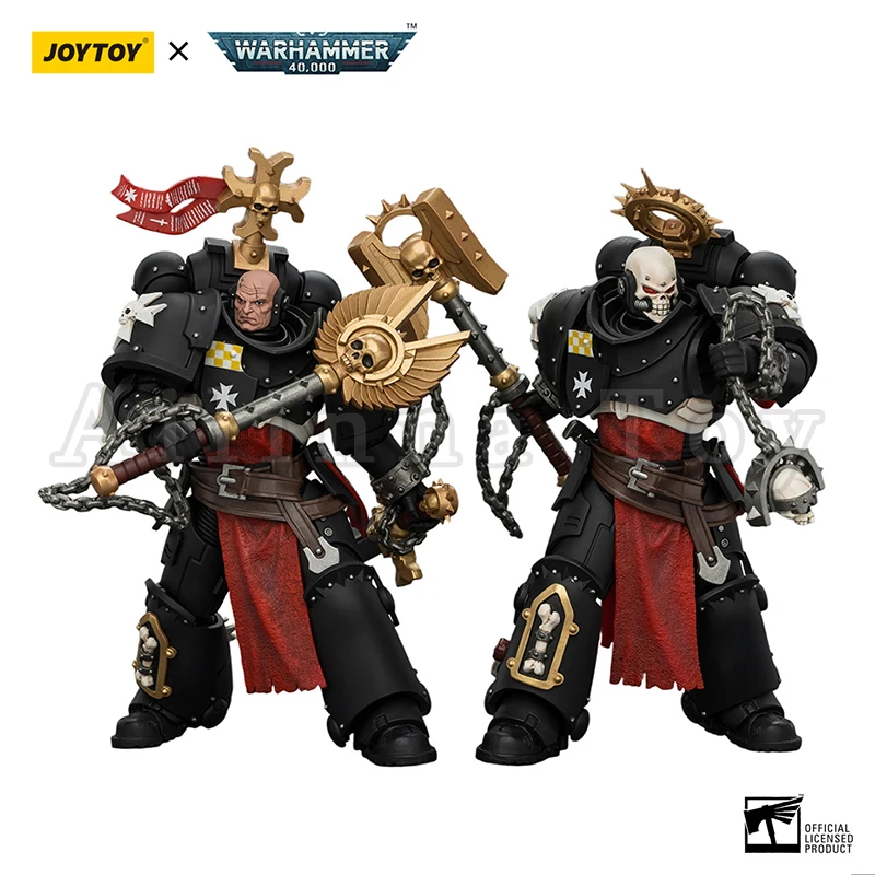 JOYTOY 1/18 Action Figure 40K Black Templars Execrator Anime Model Toy
