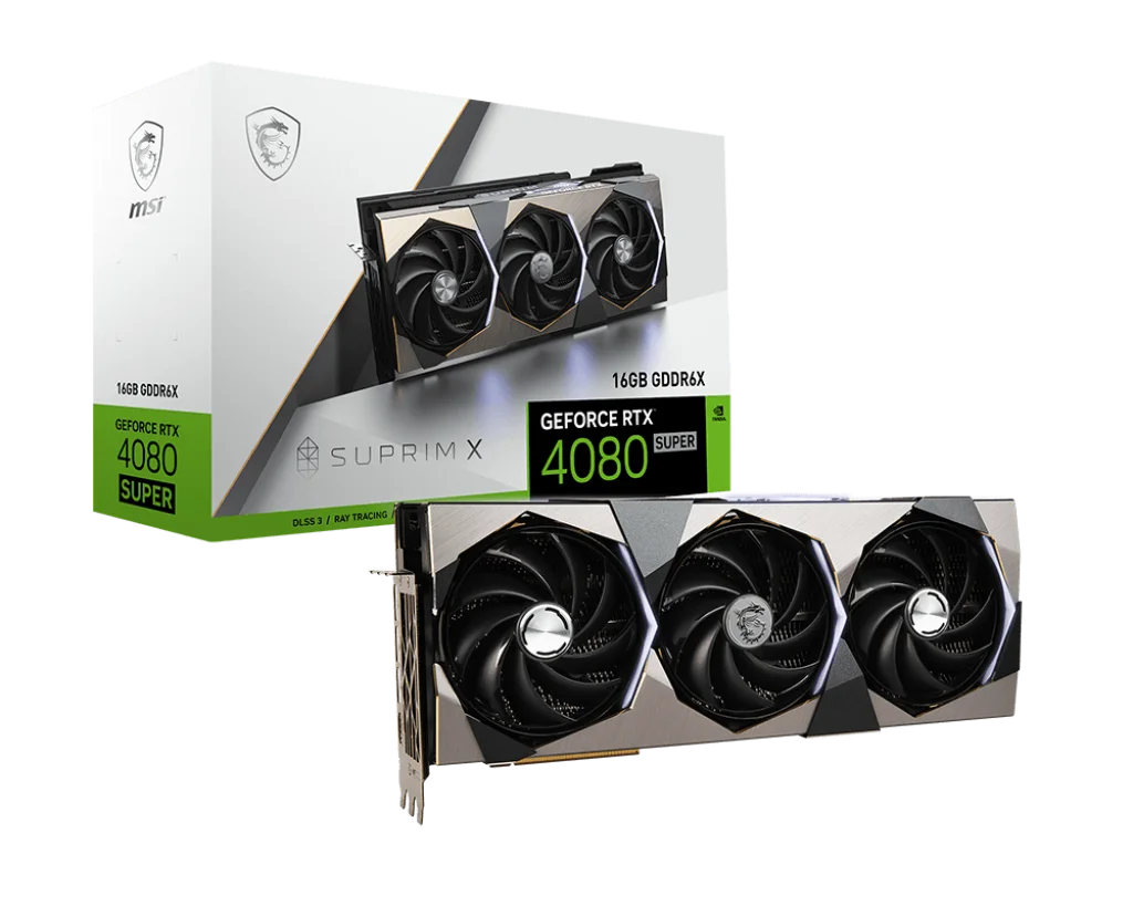 GeForce RTX 4080 SUPER 16G SUPRIM X Graphics Card