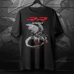 Camiseta clásica alemana para motociclistas, camisa de manga corta, 100% algodón, cuello redondo, informal, talla S-3XL, S1000RR