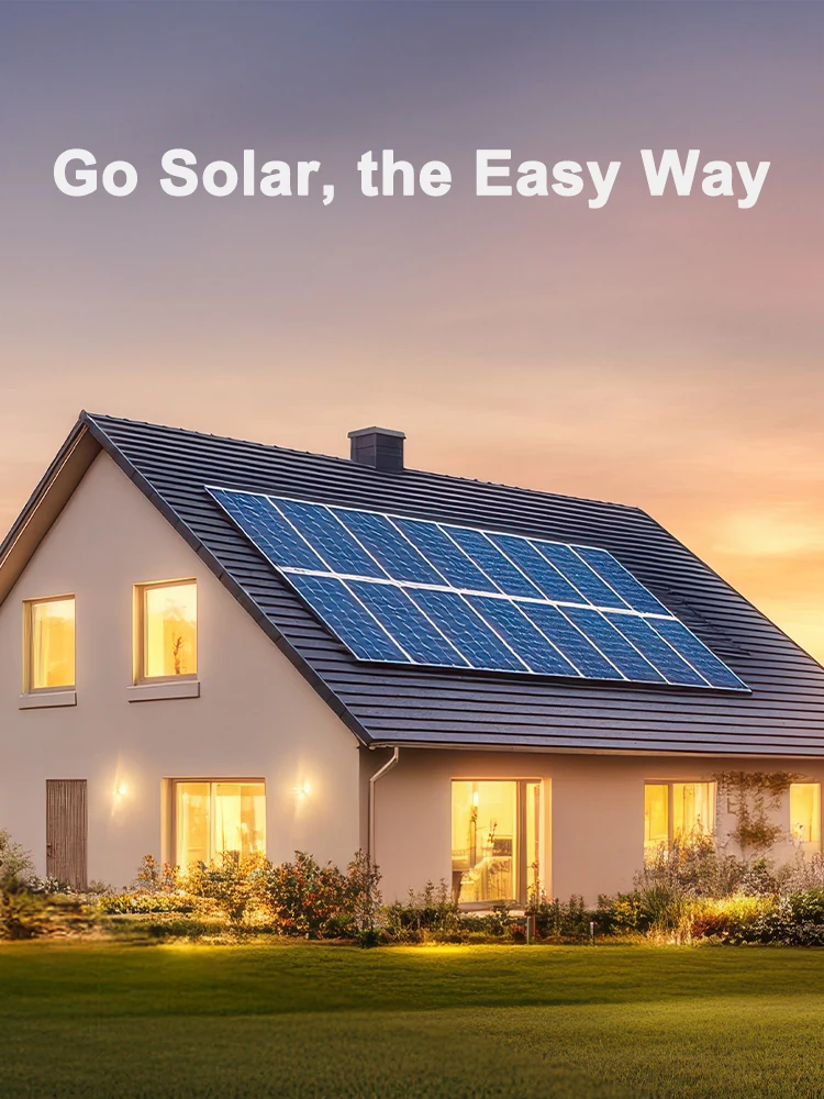 Komplettes 15kVA Solarstromsystem für Zuhause Hybrid 15000W Solarmodule Vollständiges 15kW Kit Netzunabhängiges Solarenergiesystem