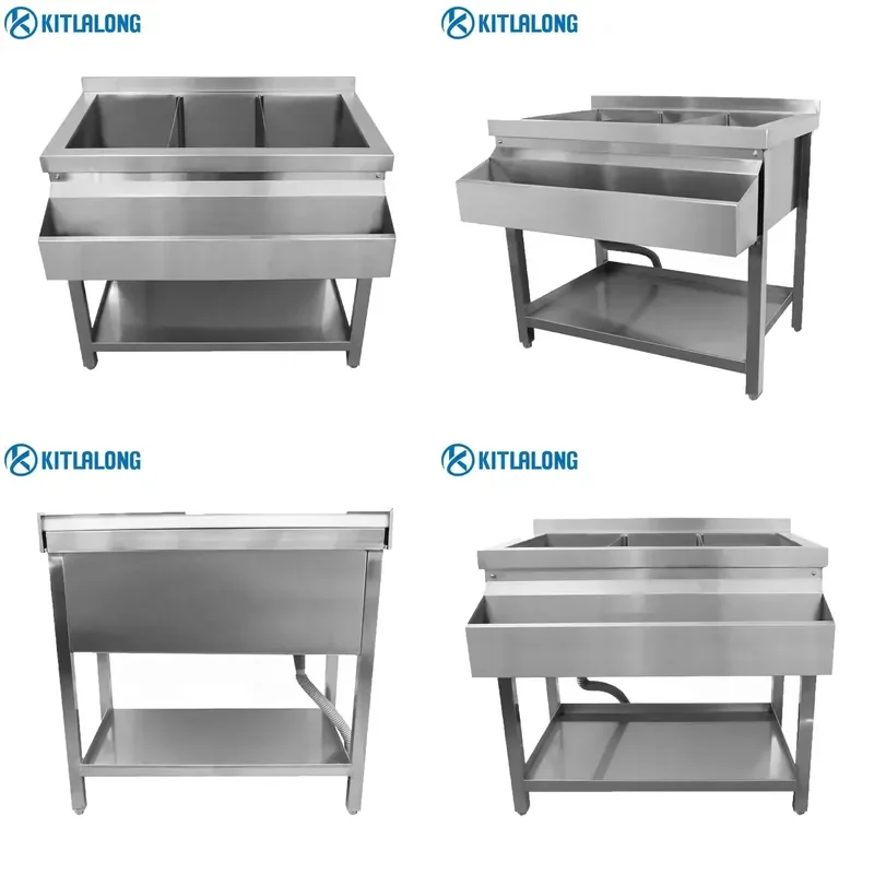for Kittralon Classic Style Custom American Standard Ice Well Stainless Steel Cocktail Bar Station Bartender Tool Set