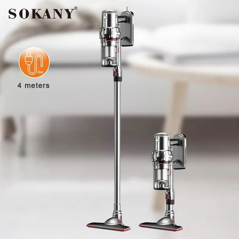 SOKANY 3378 Handheld Vacuum Cleaner Vertical Multi-function Wired Compact Cleaning Tool for Home