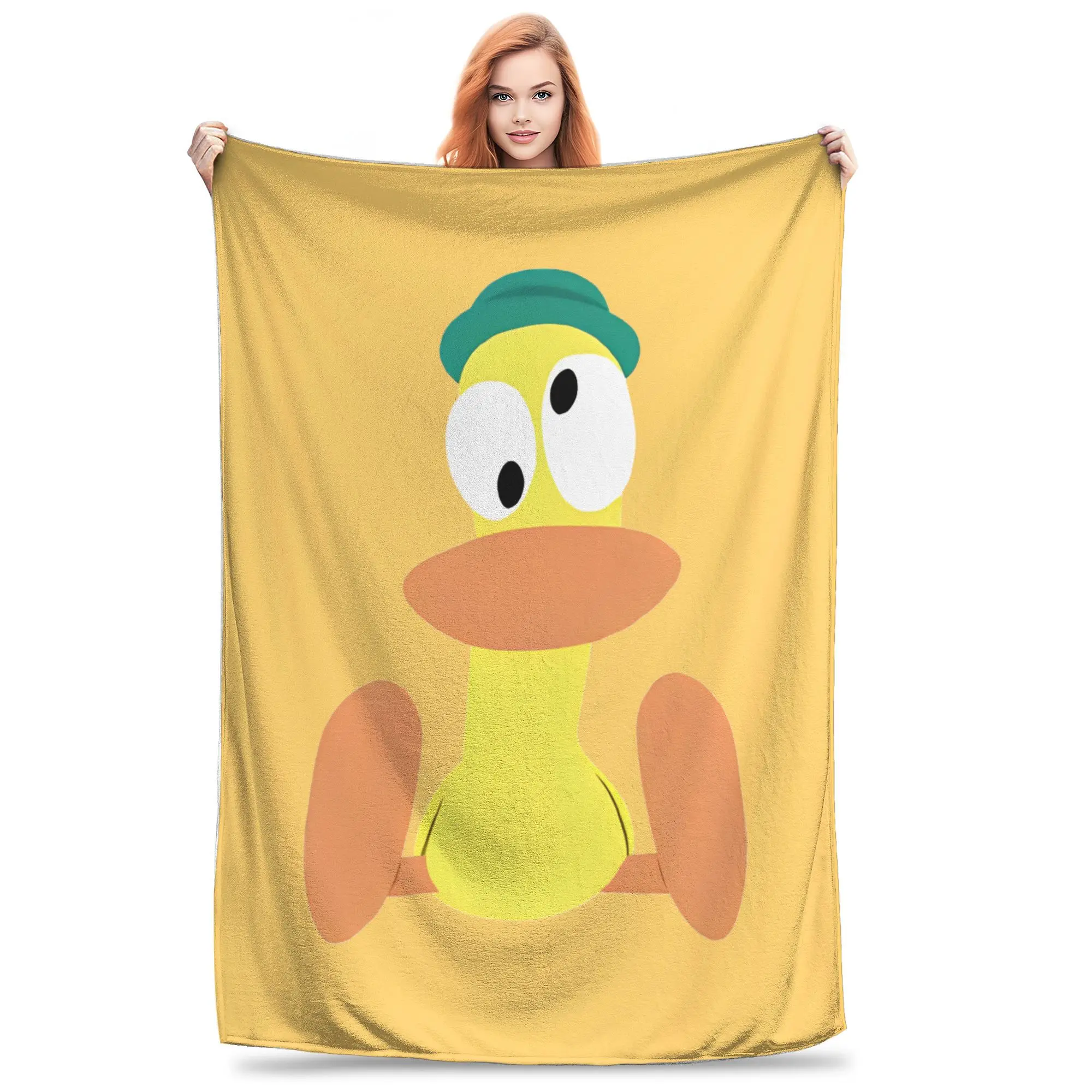 Hello Pocoyoed Blankets  Flannel Funny Soft Throw Blanket for Bedding Lounge All Season