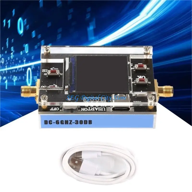 

U75B Attenuator Module Metal Case Female Connector TFT Display Digital Attenuator