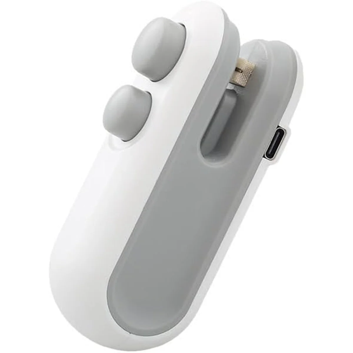 Перезаряжаемый мини-запайщик пакетов, термосварщик 2-в-1 с резаком для пакетов с чипсами, портативная машина для запечатывания пластиковых пакетов-LITE