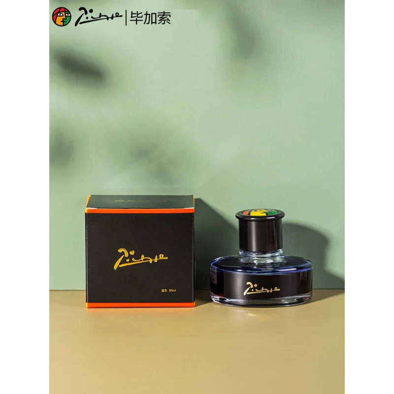 Picasso 50ml Dye-Based Fountain Pen Ink (Non-Carbon) - Colors: Black, Blue, Blue-Black, Red - view 3