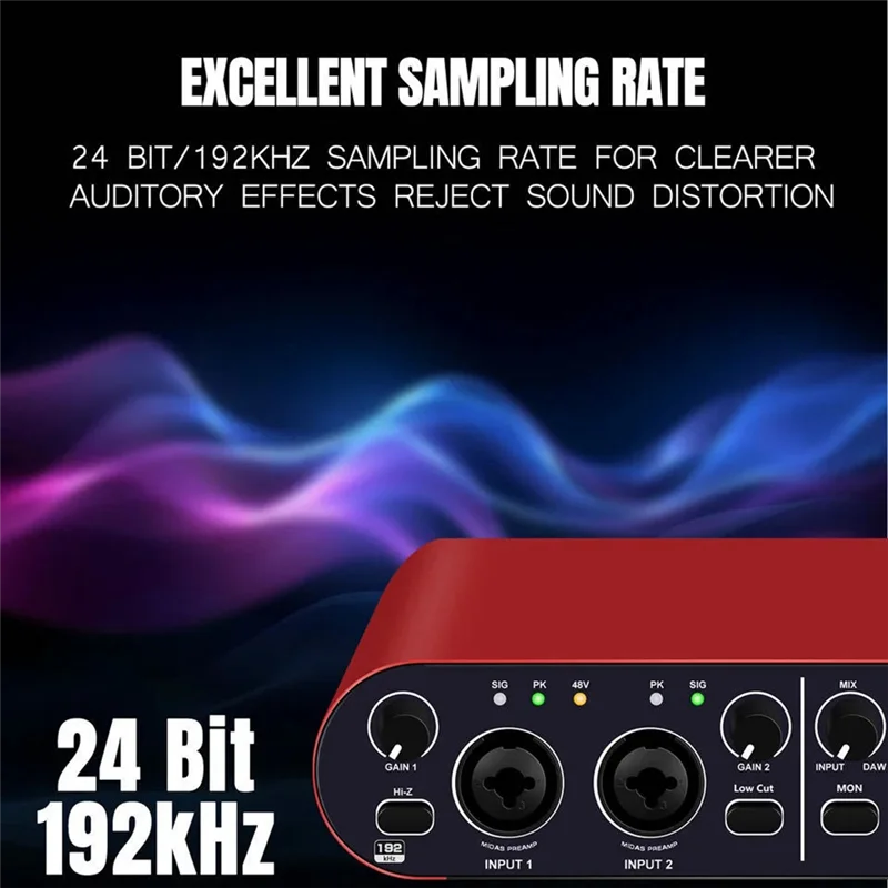 

AY14 -New Small Driverless Mixer Digital Effects External Sound Card Connected To Computer Notebook Portable Tuner