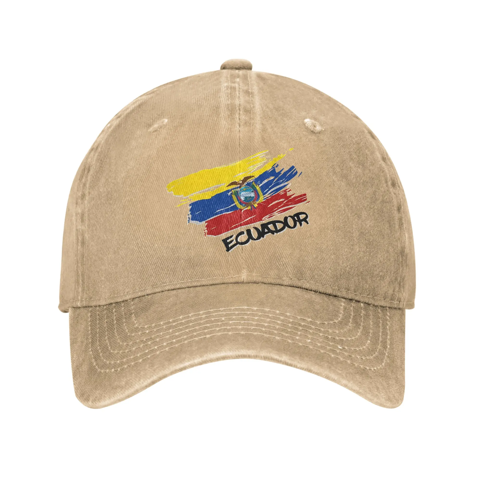 Unisex  Ecuatoriana Bandera Ecuador Flag Cap Merch Baseball Cap Casual  Trucker Hats Adjustable