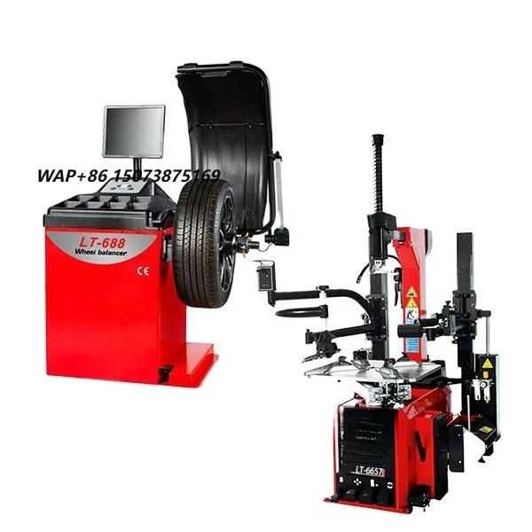 Tire Changer and Wheel Balancing Machine Combo Tyre Changing Machine Wheel Balancer Desmontadora De Llanta Neumaticos