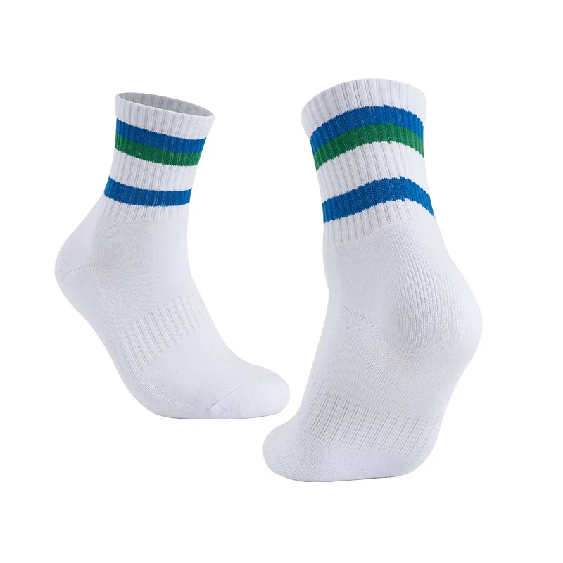 Badminton socks, medium tube towel bottom, thickened cotton socks, sports breathable outdoor tennis socks