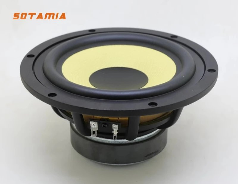 

SOTAMIA 1PCS 6.5 Inch Subwoofer 4 Ohm 50 Watt Cast Aluminum Frame Braided Basin HIFI Speaker Loudspeaker Bluetooth Sound Box