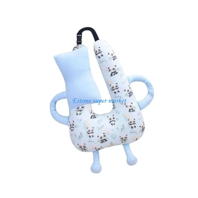 090B كارتون الطفل وسادة داعمة للرأس مسند الرأس لركوب السيارات عربات الأطفال آمنة ألياف البوليستر آلة قابل للغسل تصميم محمول #2