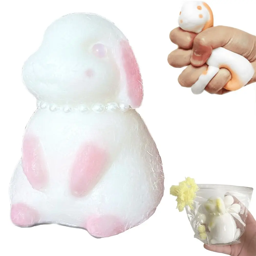 

Мягкие мягкие шарики для снятия стресса с медленным отскоком, силиконовые кавайные сжимаемые модели, снятие стресса, сжимание кролика для взрослых