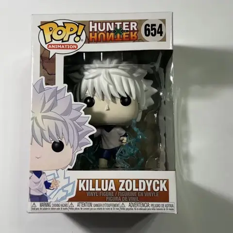 Hunter X Hunter Funko Pop ตุ๊กตาอะนิเมะ Killua Zoldyck Kite Bisky Netero ประติมากรรมตุ๊กตา Limited Edition ของเล่น