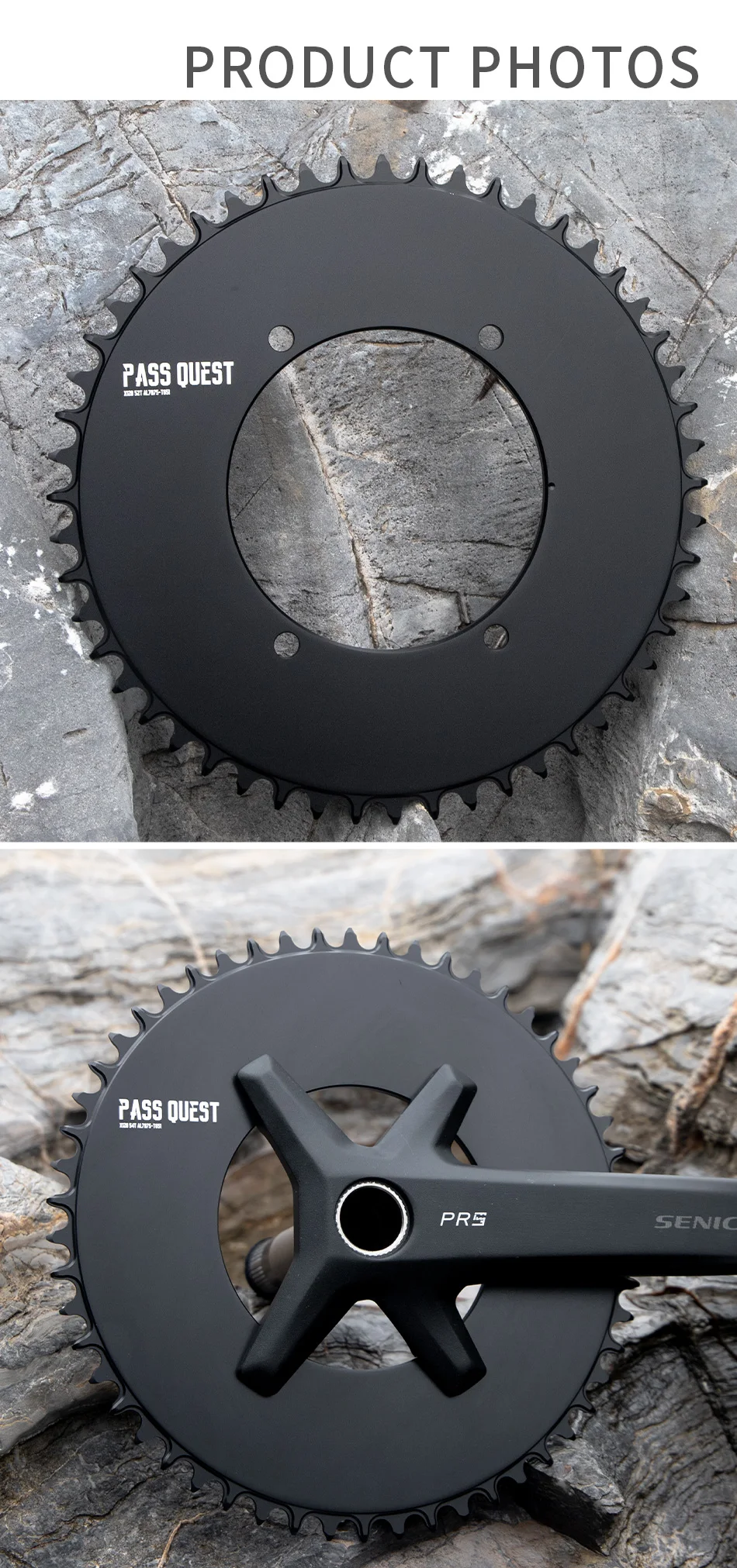 Aero 120mm BCD Kettenblatt für SENICX PR5/6/7 BCD120 CRANK 38T 40T 42T 44T 46T 48T 58T MTB Fahrradkette X120 MTB Kettenblätter – Detail 11