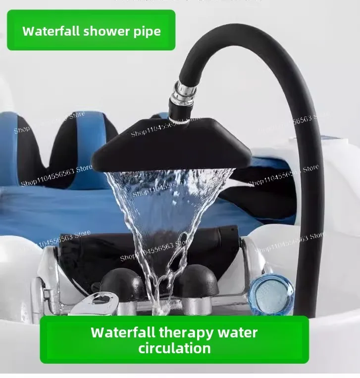 

Special Shampoo Bed with Free Hole Waterfall Water Circulation Head Treatment Machine Simple Addition for Salon