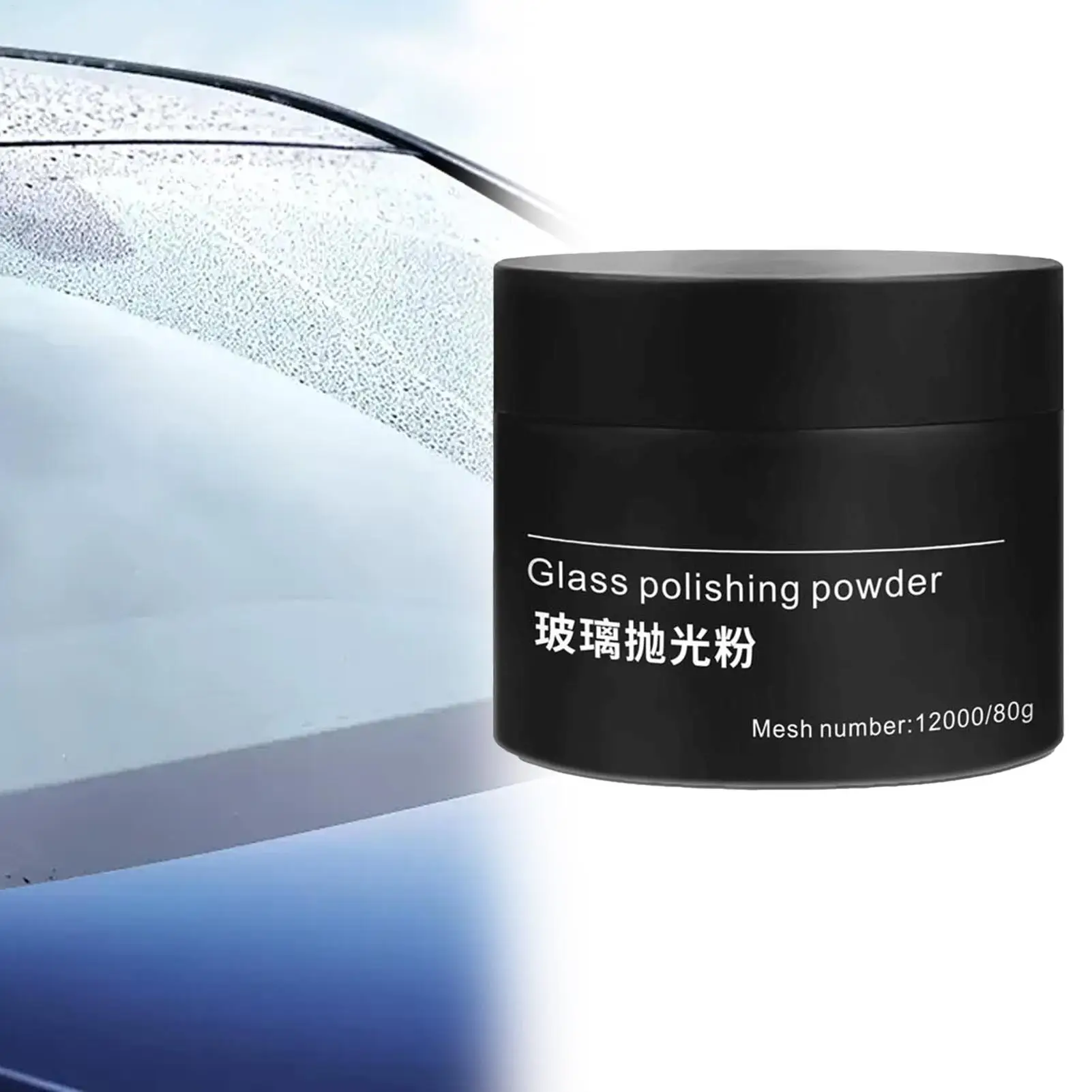 Polishing Powder For Glass 80g Glass Degreasing Film Repair Powder Car Window Scratches Removal Oil Film Powder For Trucks auto