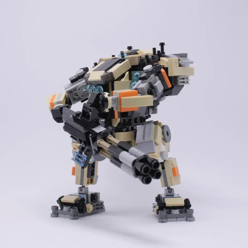 

625Pcs MOC Titanfallese2 Legiones Mecha Model, Poseable Building Blocks Set, DIY Educational Toy for Kids Birthday Gift