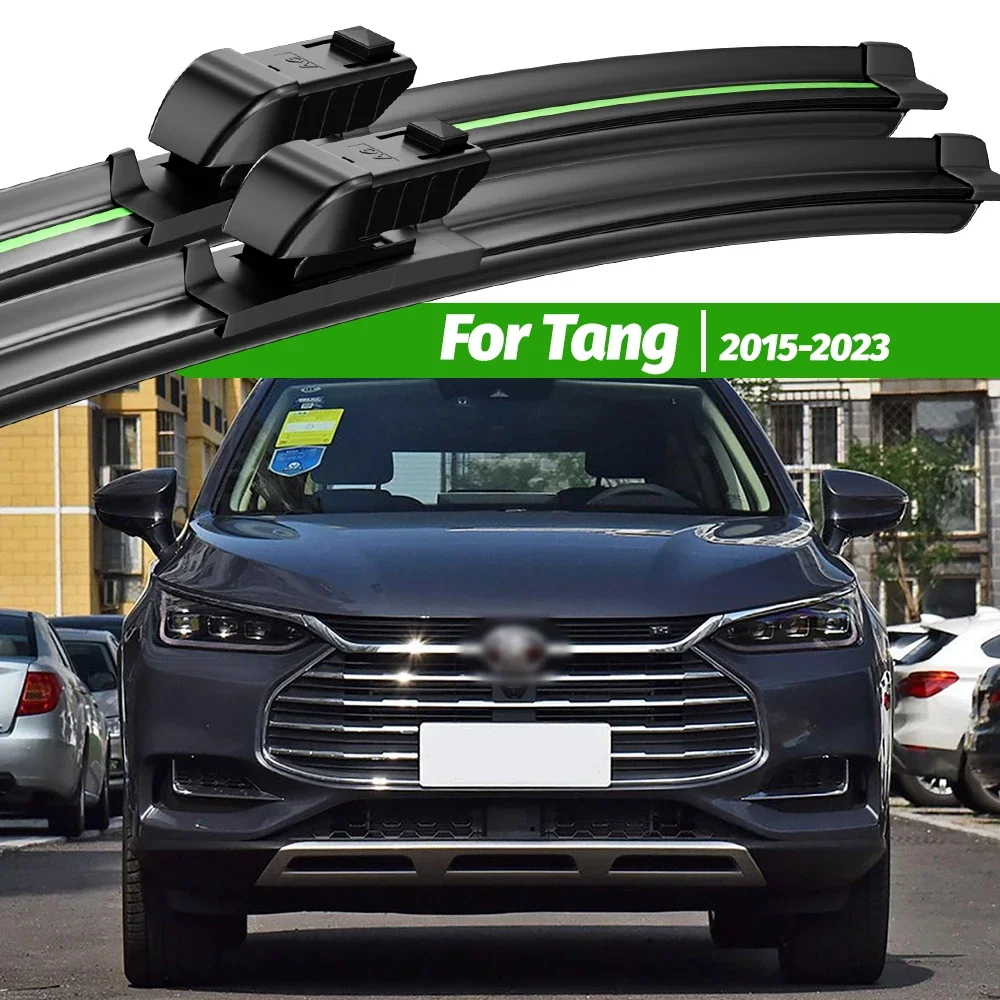 

For BYD Tang EV DM-i 2015-2023 2pcs Front Windshield Wiper Blades 2016 2017 2019 2020 2021 2022 Windscreen Window Accessories