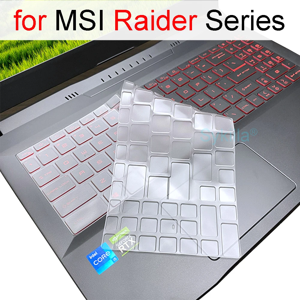 

Чехол на клавиатуру для MSI Raider 18 17 15 A18 GE68 GE76 GE75 GE66 GE73 GE72 GE63 Силиконовый прозрачный защитный чехол из ТПУ Аксессуары