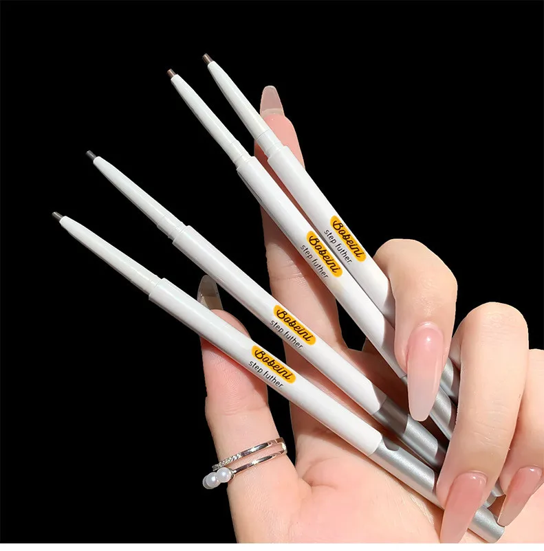 Smooth Ultra Thin Wild Eyebrow Pencil Waterproof Double-end Eyebrow Tattoo Pen Sweat-proof Easy To Color Korean Makeup Cosmetics