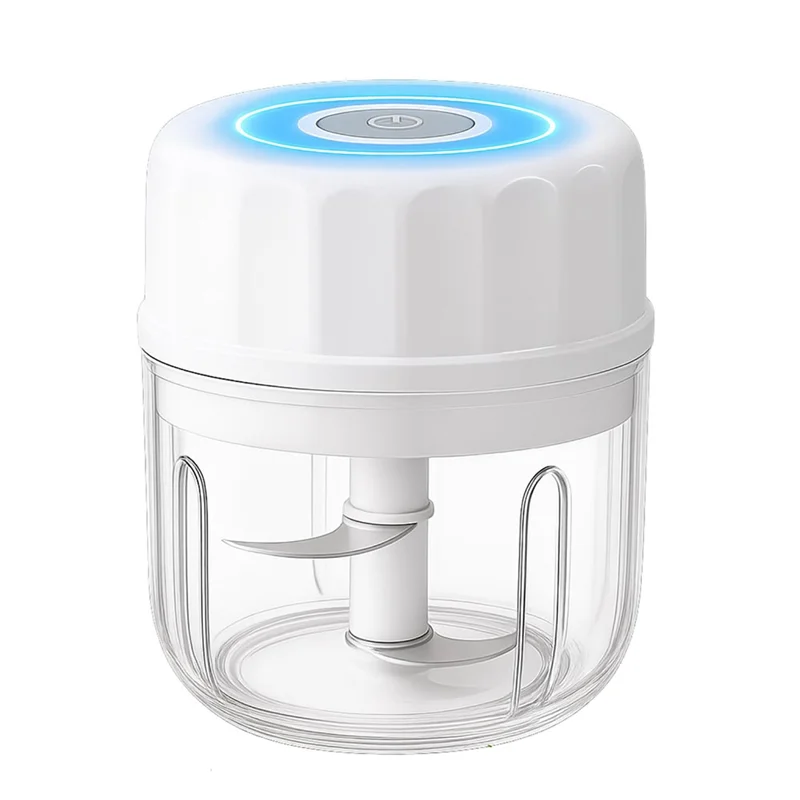 ABBK-야채 다지기 전기 미니 마늘 다지기, 휴대용 푸드 프로세서, 양파 분쇄기, USB 충전 기능이 있는 고기 분쇄기