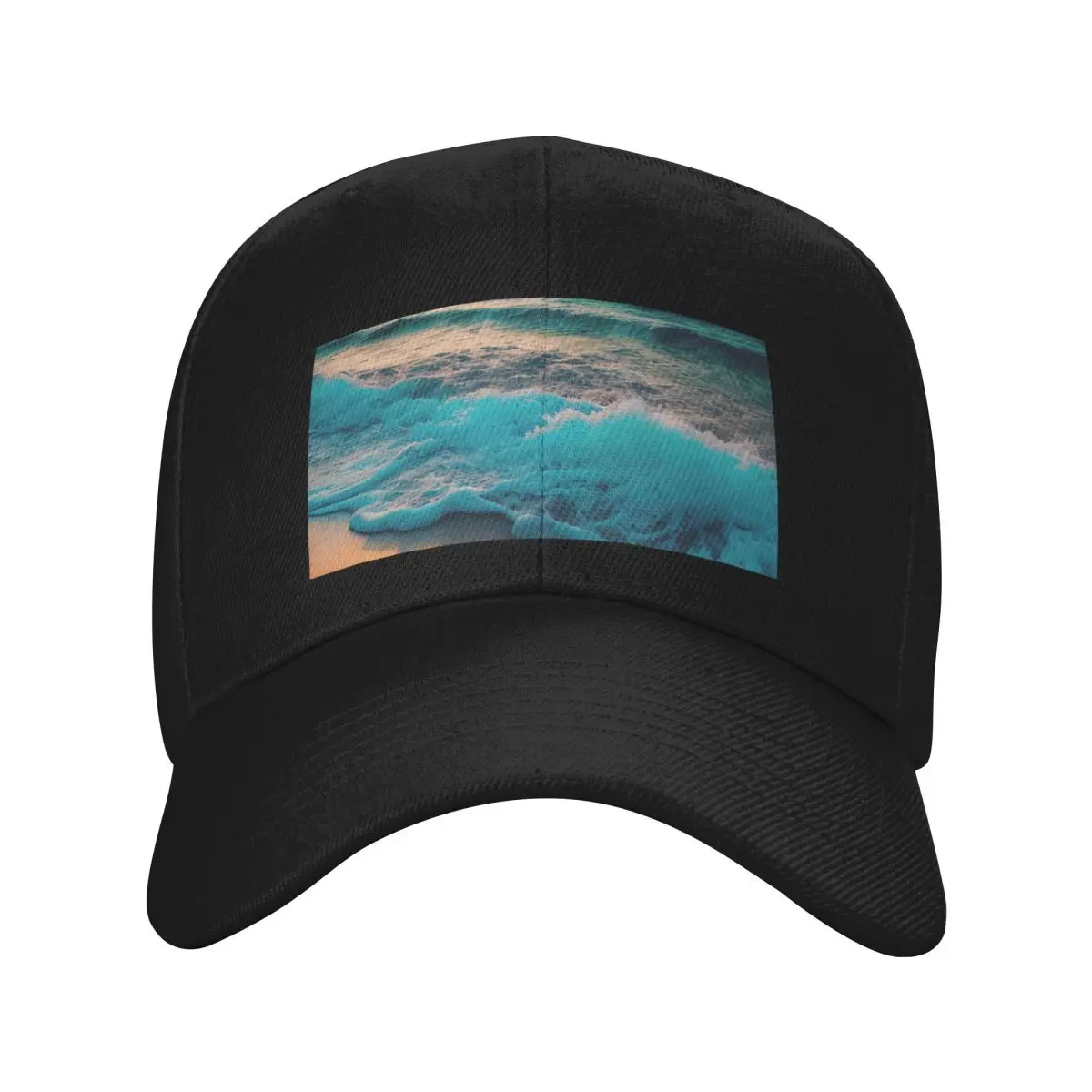 Fashion Tropical Seashore At Sunset baseball cap Park Stroll Hats