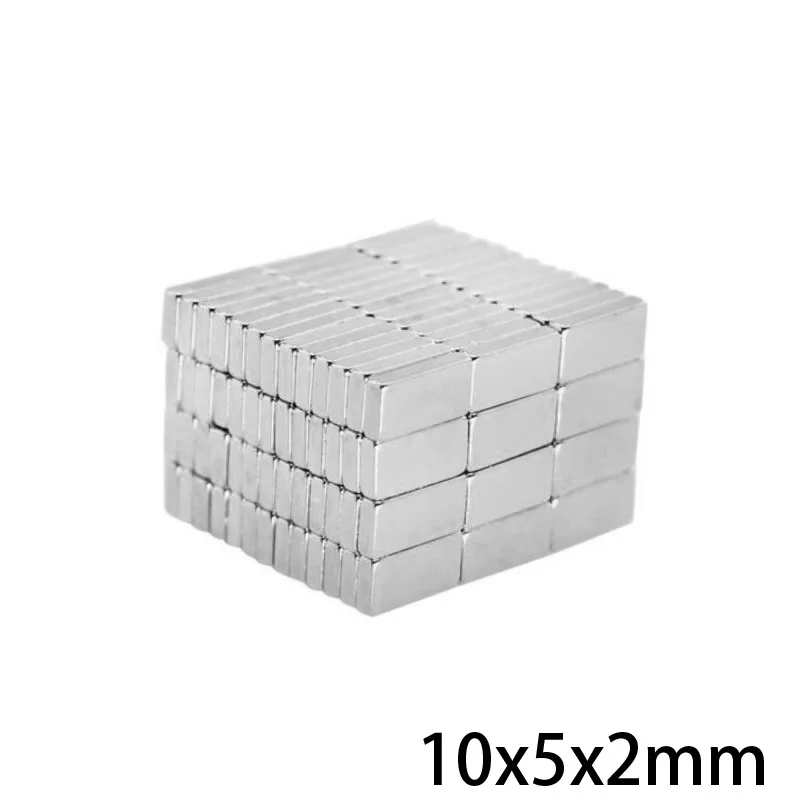 20~500pcs 10x5x2 mm Small Block Powerful Magnets 10*5*2 Super Neodymium Magnet 10x5x2mm Stong NdFeB Permanent Magnetic 10*5*2 mm