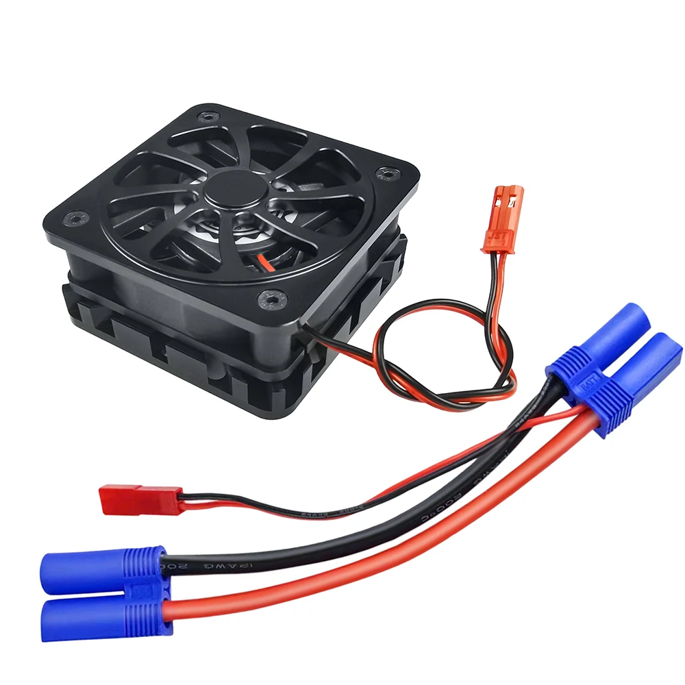 YEAHRUN-Ventilateur de refroidissement en alliage d'aluminium, pièces de mise à niveau pour camion monstre de voiture RC Kraton 8S BLX 1/5