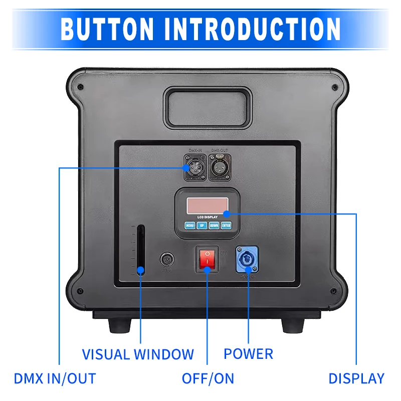 600W 900W DMX Haze Machine Smoke Machine Stage DJ Wedding Film Crew Forest Mist Effect Fog utilizzando il liquido atomizzante per Disco Bar