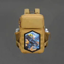 Parche táctico Dark Crow Moon con cierre velcro para mochila