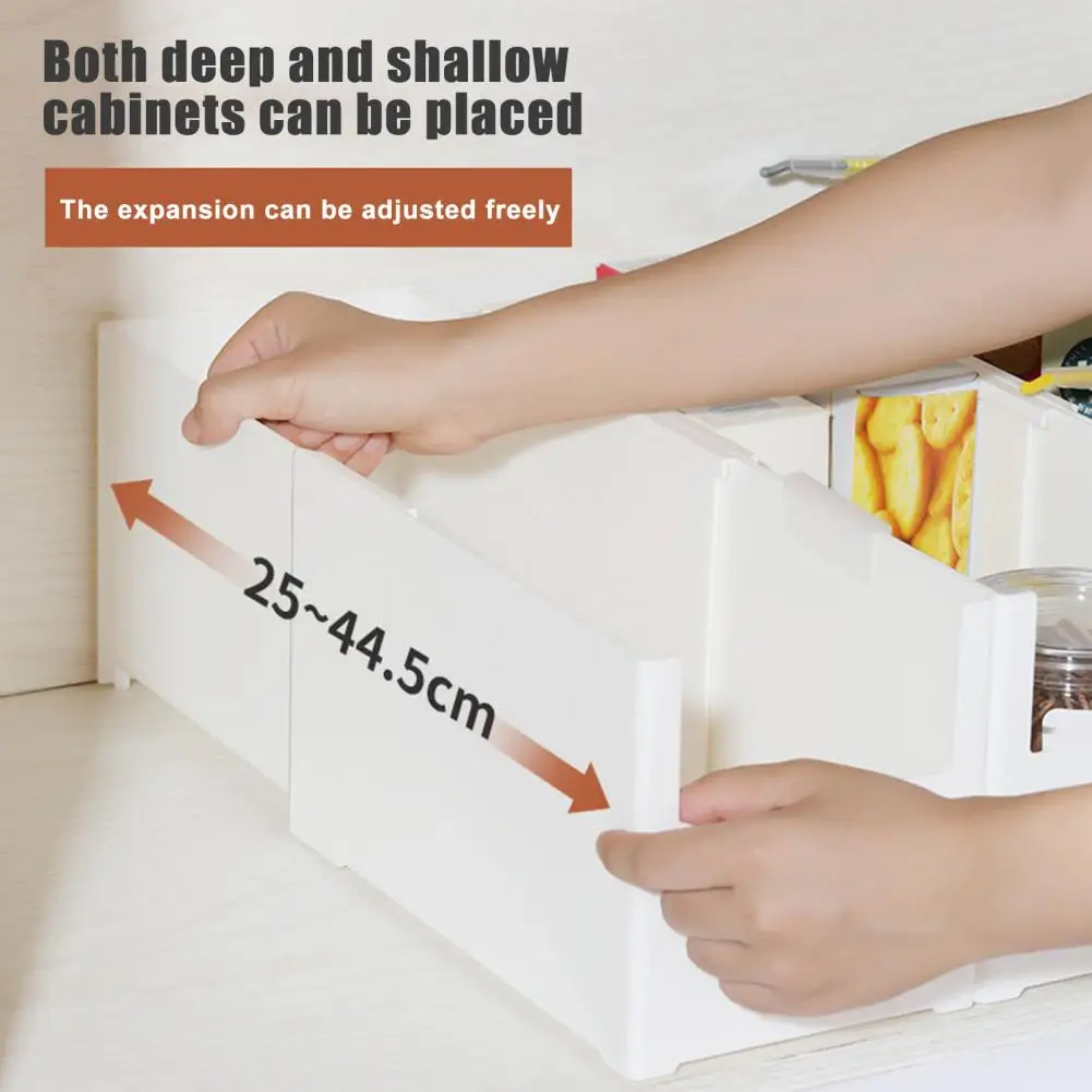 Retractable Cabinet Organizer Cooking Utensils Holder Adjustable Design Flatware Holder Cooking Tool Organizer Kitchen Accessori