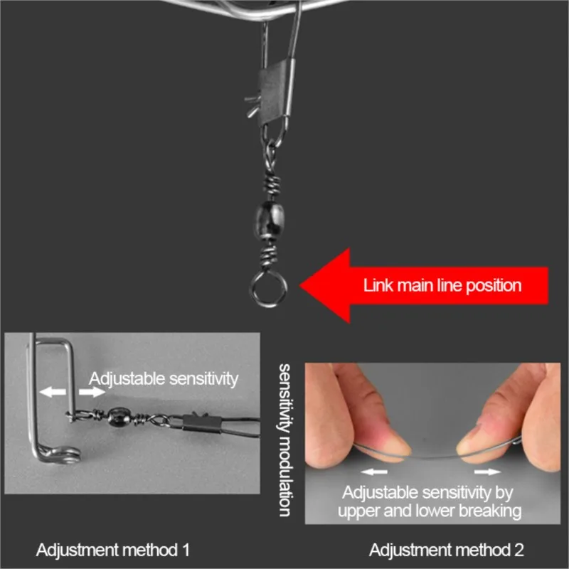 Автоматическое рыболовное устройство, Интеллектуальный стальной спусковой крючок, пружинная рыболовная приманка, триггер для захвата крючка, автоматические инструменты для ловли рыбы