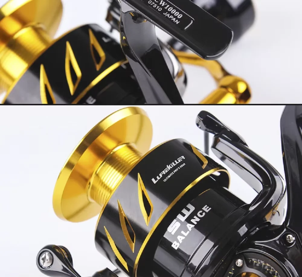 Lurekiller Angelrute, Salzwasser-Spinnrolle, Jigging-Angelrolle, Spinnrolle, 10BB Legierungsrolle, 35 kg Bremskraft, Made Fish Tackle – Detail 17
