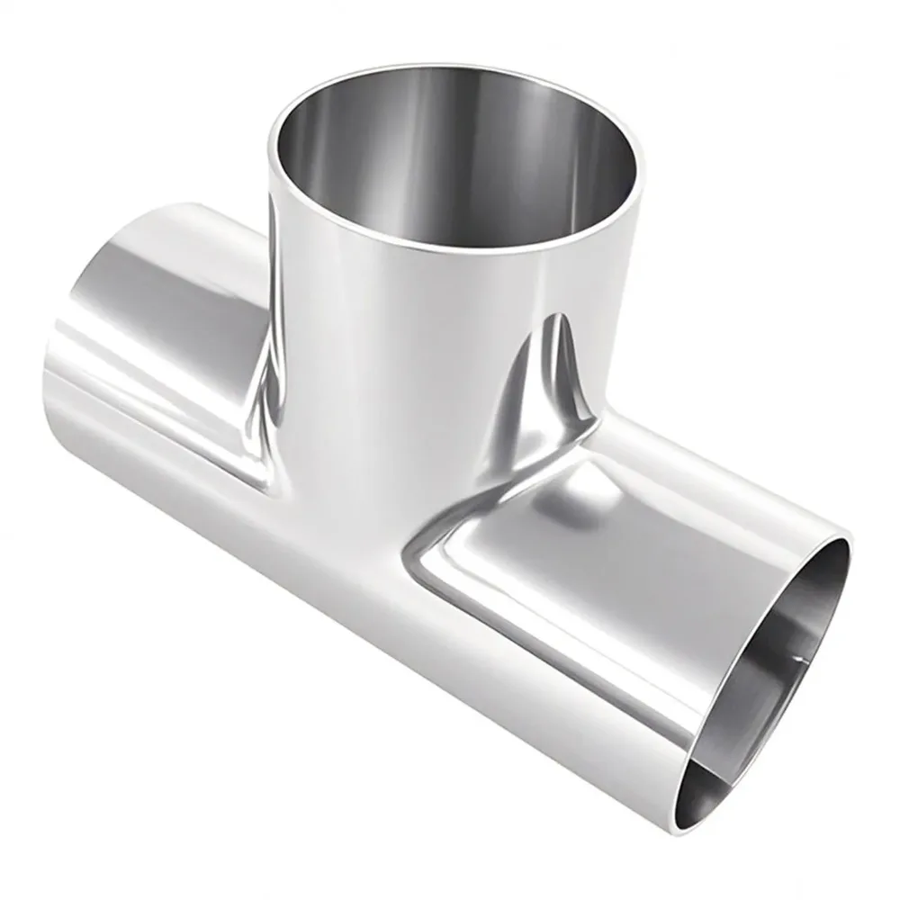 

12.7 16 19 22 25 28 32 38 -133mm Pipe OD Butt Weld Tee 3 Ways Connector Sanitary Pipe Fitting SUS 304/316 Stainless Homebrew