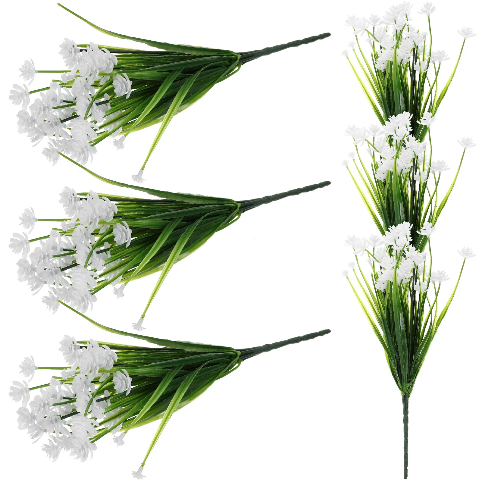 

6 Bunches Artificial Daffodil Flower Bouquet Realistic Faux Floral Wedding Decor Photography Prop Home Table Centerpieces